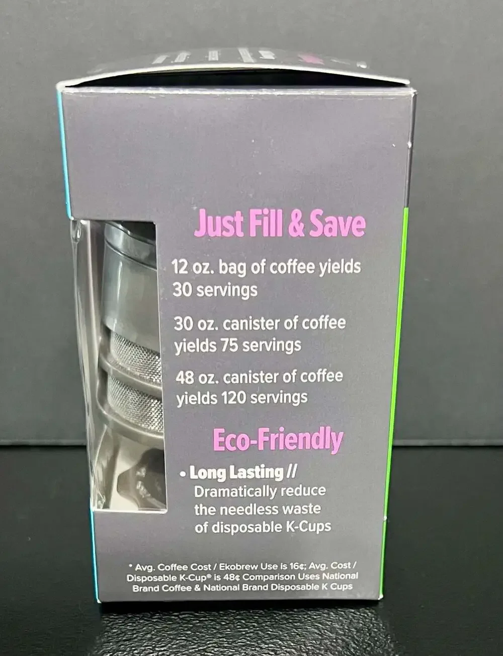 Ekobrew Reusable Filter with DuoLid Technology for Keurig Brewers
